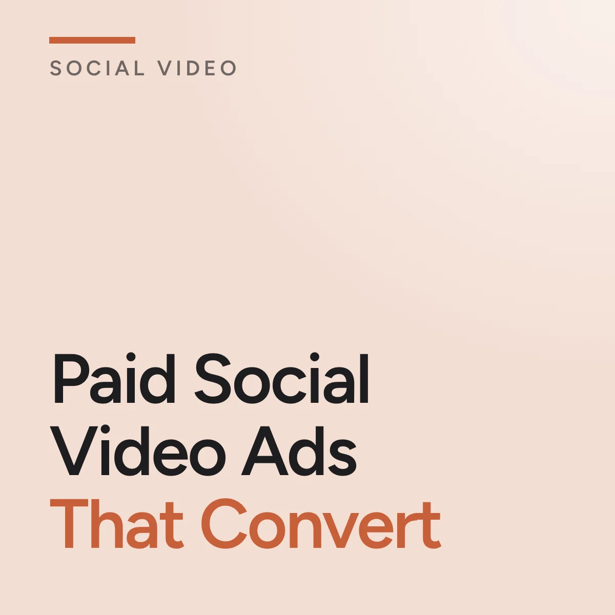 Journal cover reading Paid Social Video Ads That Convert